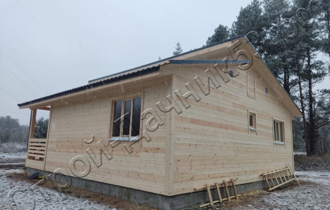 4 Каркасный дом Д-2, 9x9м, 81М², Республика Карелия, Олонецкий район, посёлок Ильинский (7)